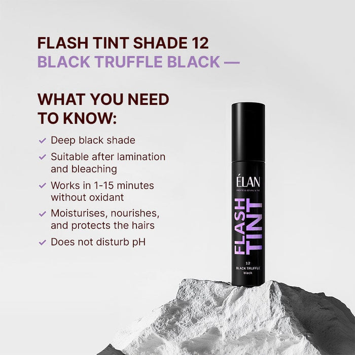 ELAN «FLASH TINT» Brow & Lash Tint 12 Black Truffle, 10 ml Brow&Lash Tints ELAN
