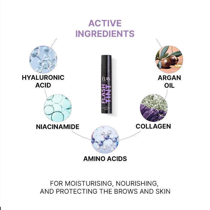 ELAN «FLASH TINT» Brow & Lash Tint 12 Black Truffle, 10 ml Brow&Lash Tints ELAN