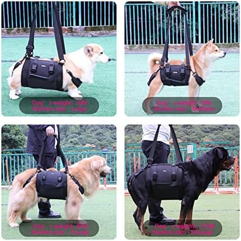 Emergency Backpack Pet Legs Support & Rehabilitation Dog Lift Harness for Large Dogs Dog Harness Pet Clever