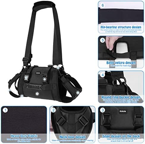 Emergency Backpack Pet Legs Support & Rehabilitation Dog Lift Harness for Large Dogs Dog Harness Pet Clever