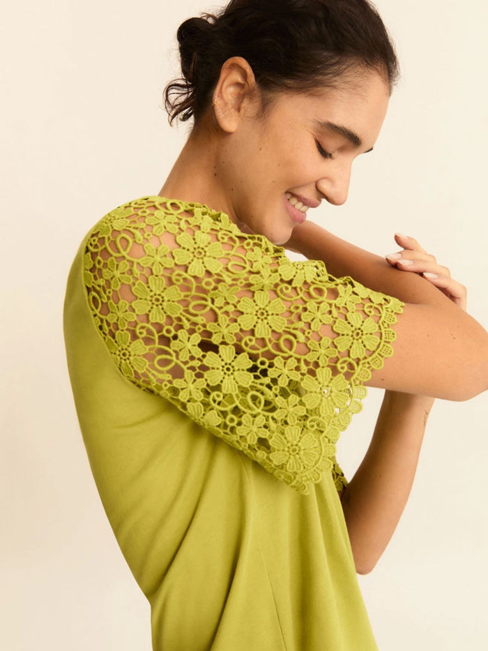 Emme Marella Emmceppo Top Apple Green