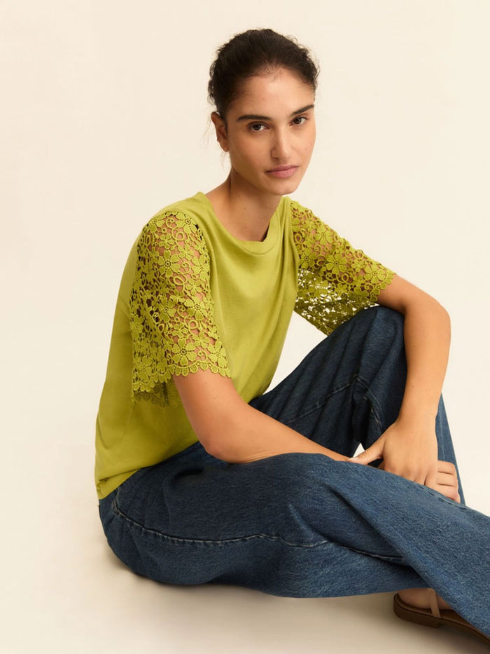Emme Marella Emmceppo Top Apple Green