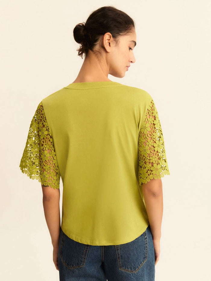 Emme Marella Emmceppo Top Apple Green