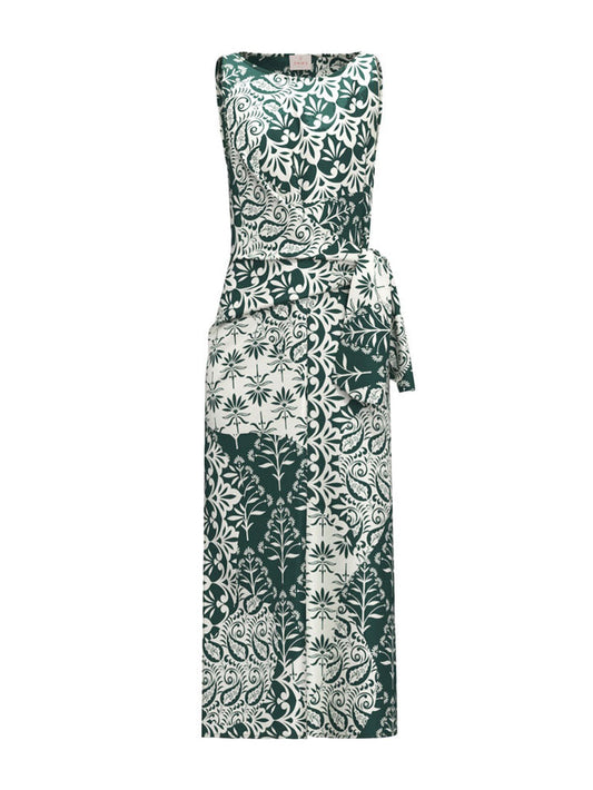 Emme Marella Emmtacco Dress Dark Green