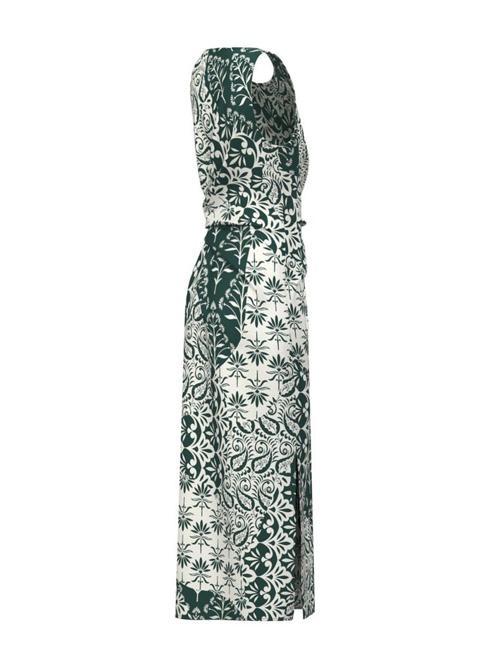 Emme Marella Emmtacco Dress Dark Green