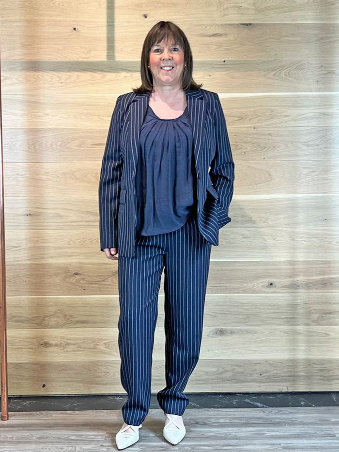 Emme Marella Jerry Trousers Midnight Blue