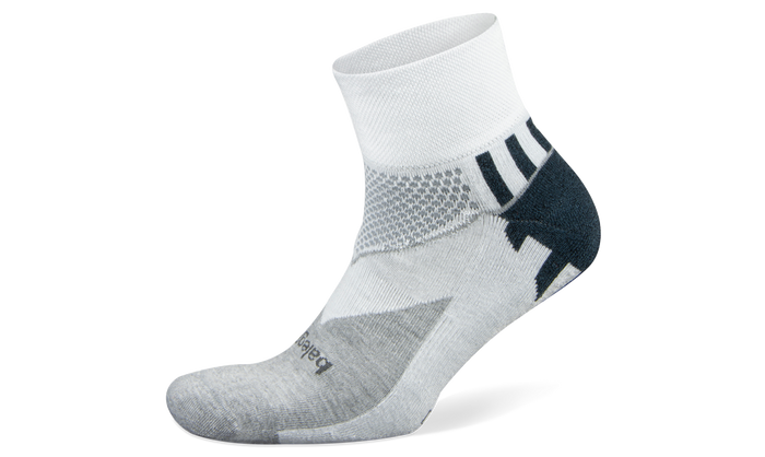 Balega Enduro Quarter White/ Midgrey