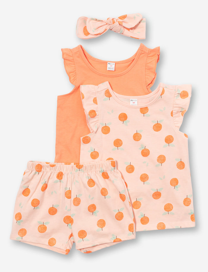 Ens. 3 pièces avec accessoire assorti - petite fille
