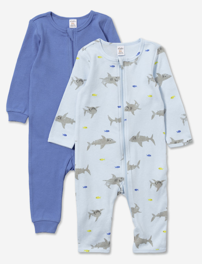 Ens. de 2 pyjamas une-pièce