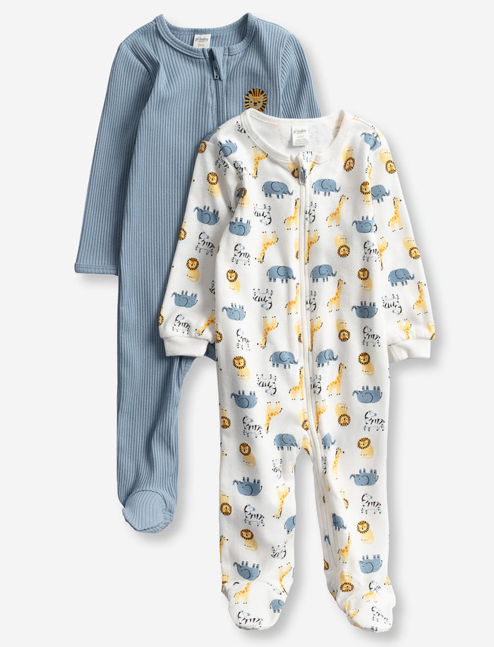 Ens. de 2 pyjamas une pièce