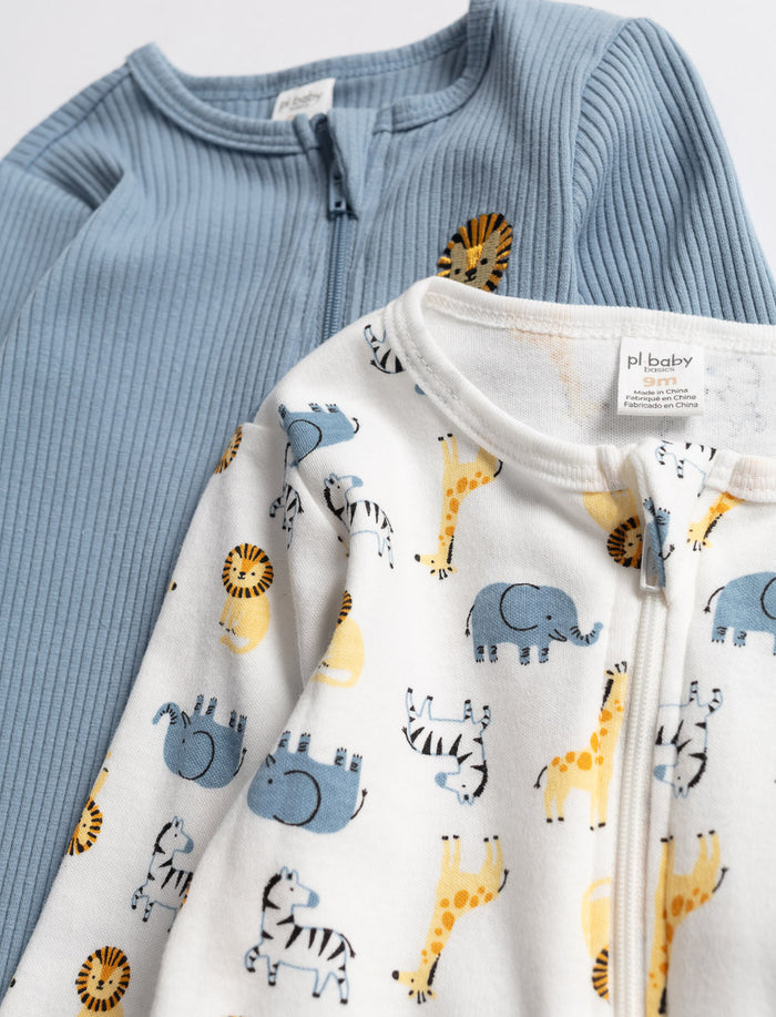 Ens. de 2 pyjamas une pièce