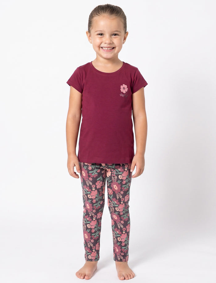 Ensemble 2 pièces imprimé pour fille