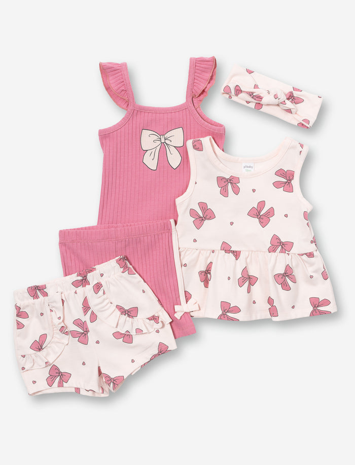 Ensemble coordonné 4 pièces + bandeau
