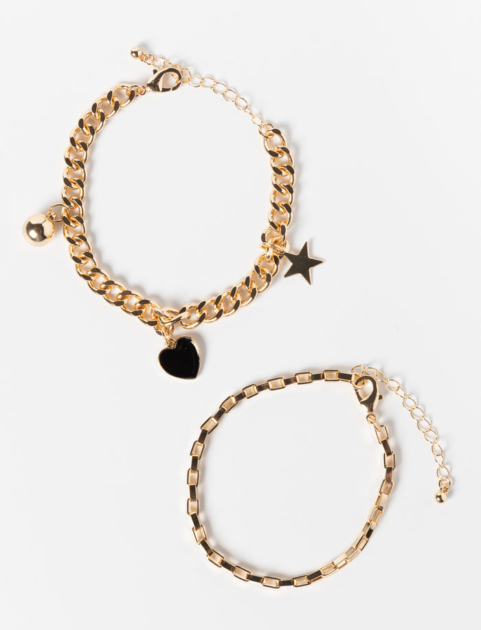 Ensemble de 2 bracelets pour femme