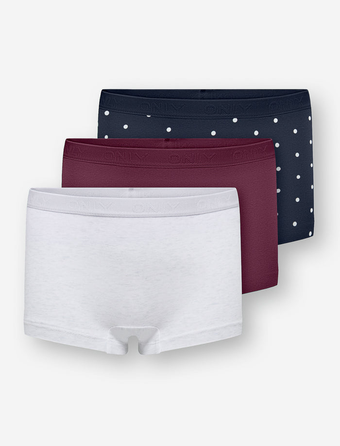 Ensemble de 3 boxers imprimé pour fille