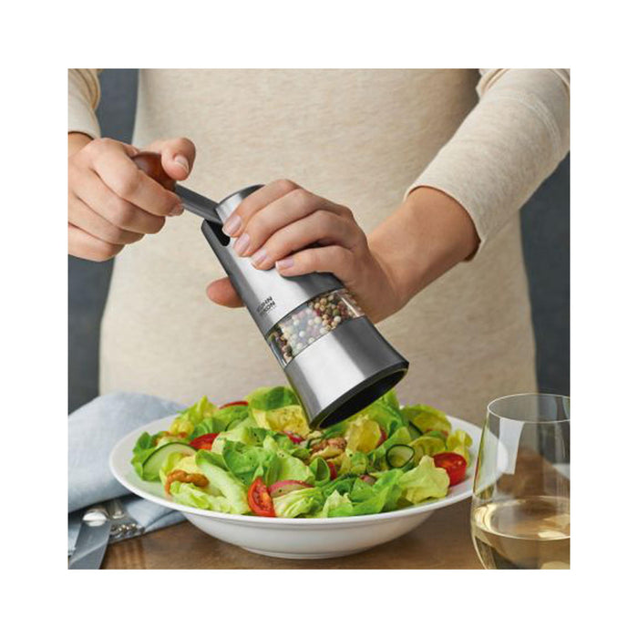 Epicurean Ratchet Grinder - in use