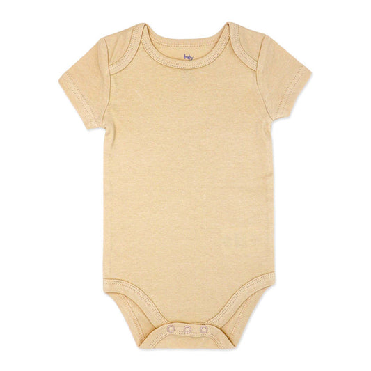 Essential 100% Cotton Bodysuit - Heather Beige