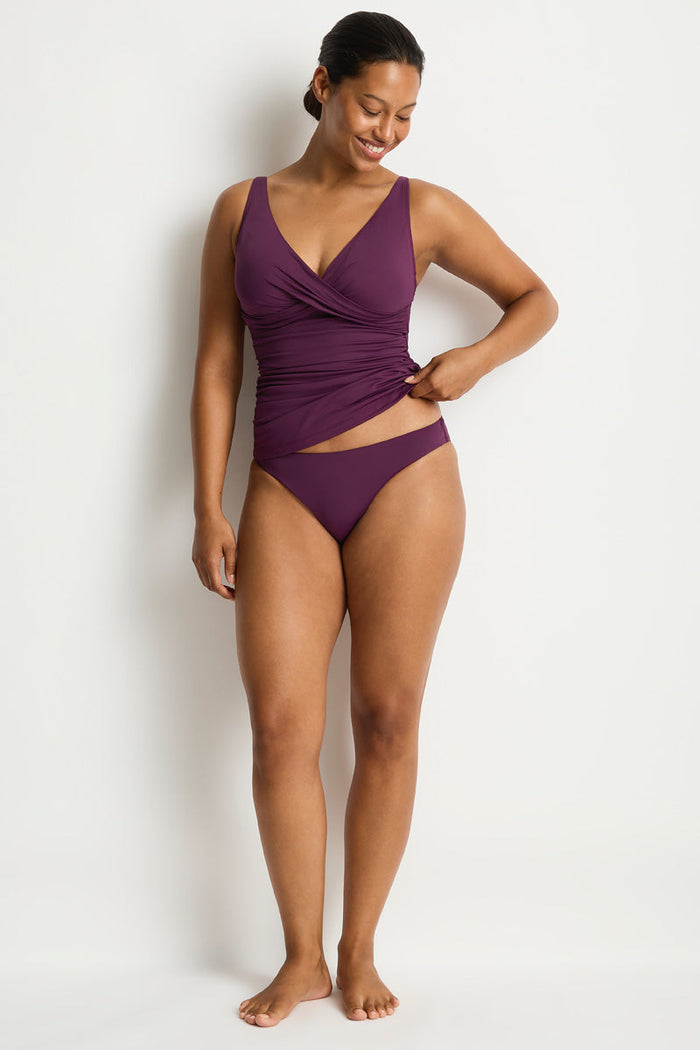Essentials Edit Cross Front Tankini
