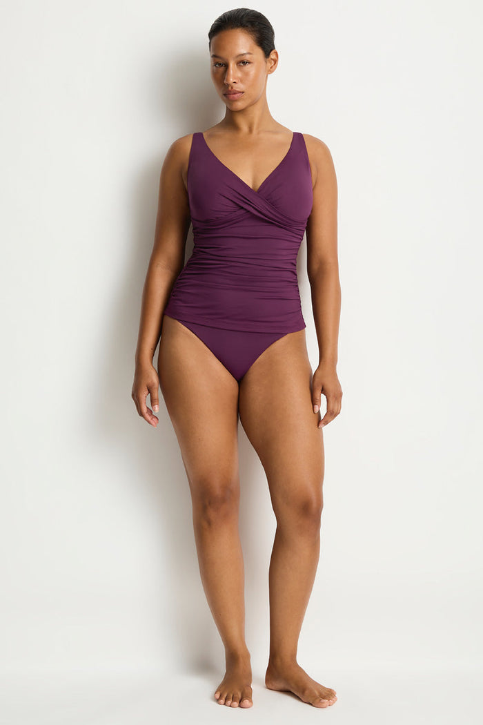 Essentials Edit Cross Front Tankini