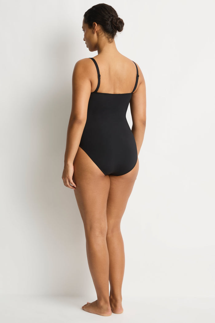 Essentials Edit Twist Bandeau One Piece