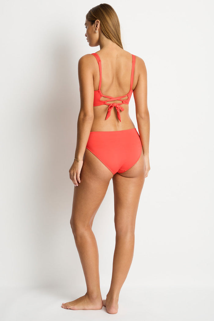Essentials Edit Twist Mid Bikini Pant