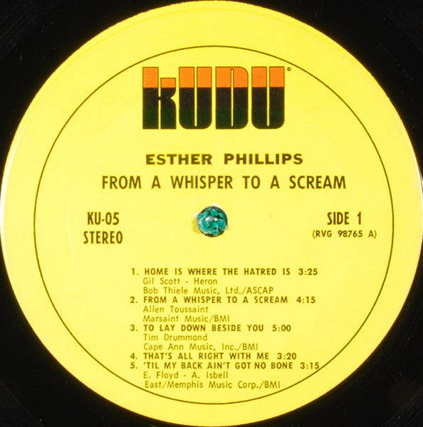 Esther Phillips - From A Whisper To A Scream (LP) [US] 1st (Near Mint (NM or M-))