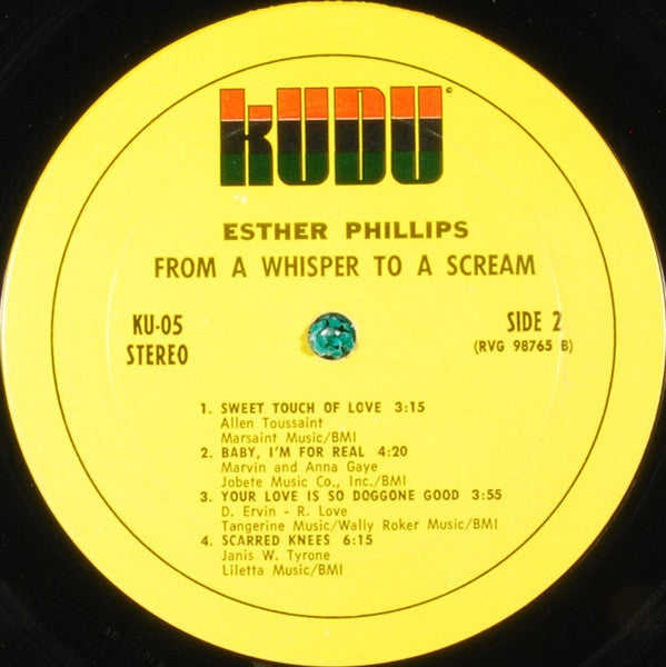 Esther Phillips - From A Whisper To A Scream (LP) [US] 1st (Near Mint (NM or M-))