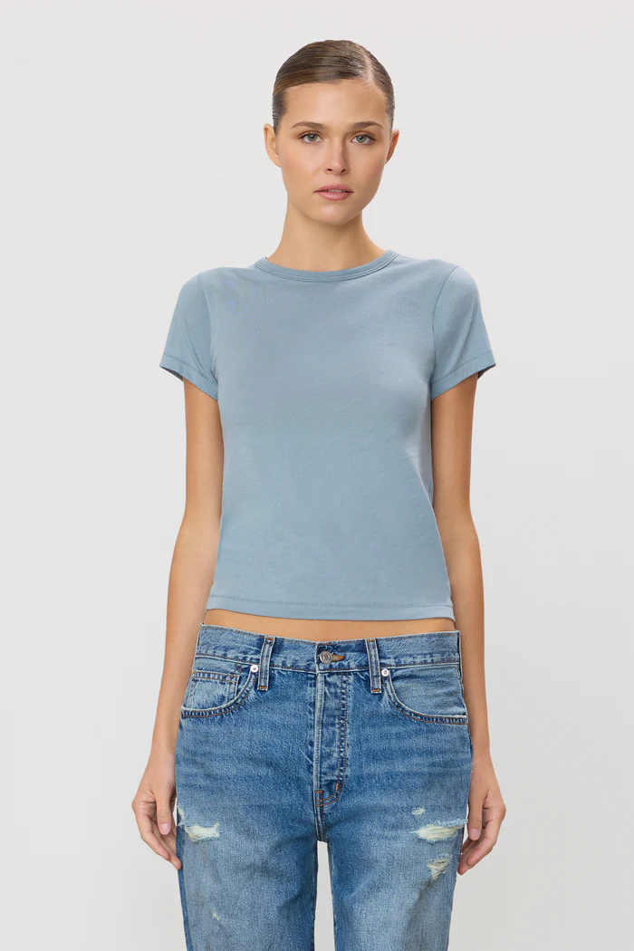 Eterne Fitted Crewneck Short Sleeve T-Shirt