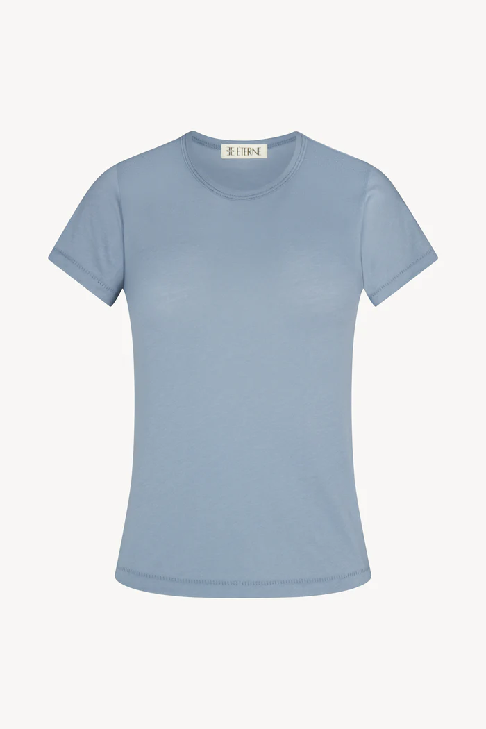 Eterne Fitted Crewneck Short Sleeve T-Shirt