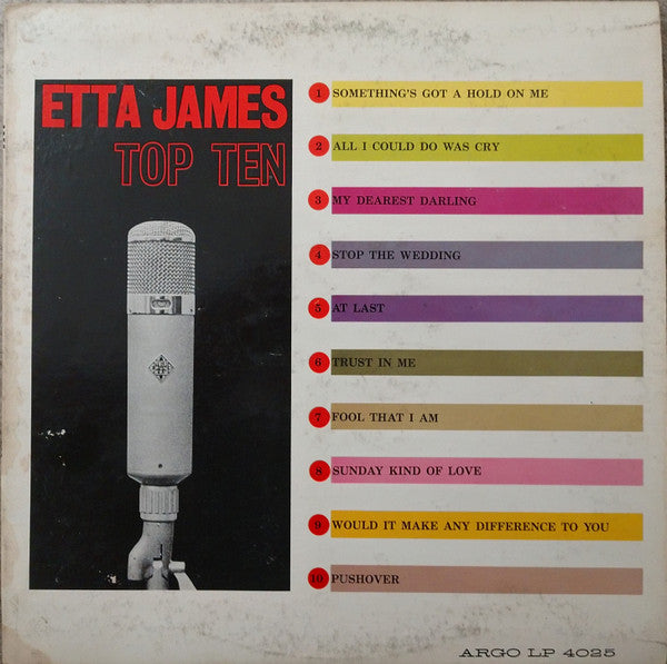 Etta James - Etta James Top Ten (LP) [US] 1st (Very Good (VG))