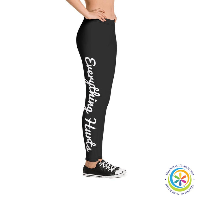 Everything Hurts Full Length Leggings-ShopImaginable.com