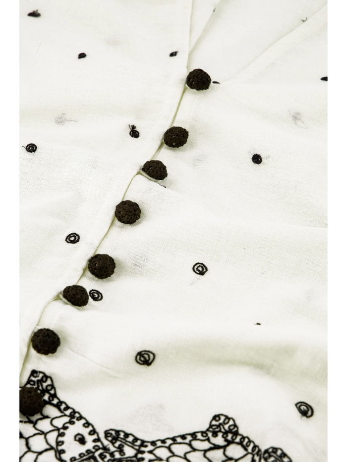 Fabienne Chapot Tylera Blouse Cosy White/Black