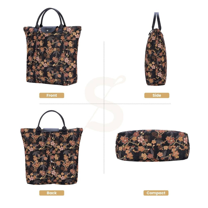 FDAW-SAKURA | Ume Sakura FOLDAWAY GROCERY BAG