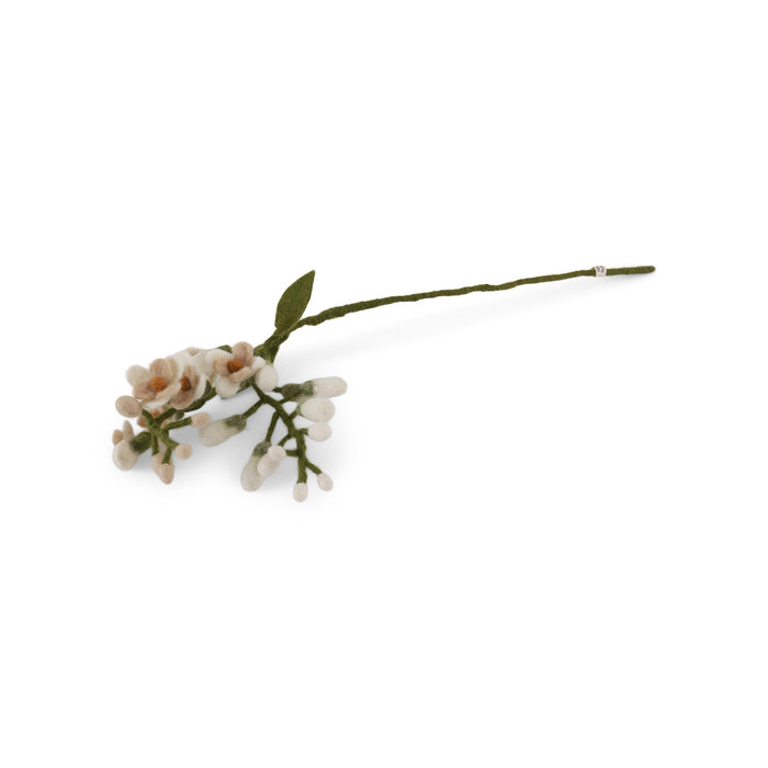 Felt Wisteria -White