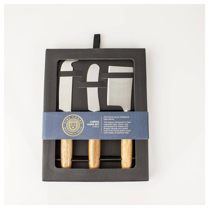 Davis & Waddell Fine Foods Cheese Knife Set (3pc) | Koop.co.nz