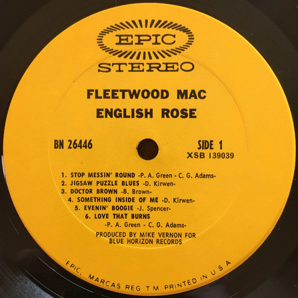 Fleetwood Mac - English Rose (LP) [US] 1st (Very Good (VG))