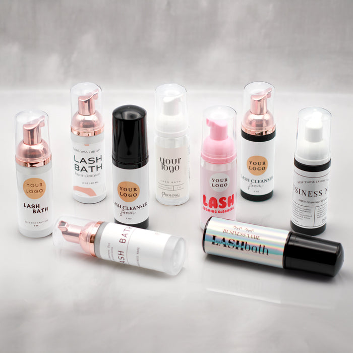 Foam Pump Bottles with Your Logo Wash Bottles Mega Lash Academy