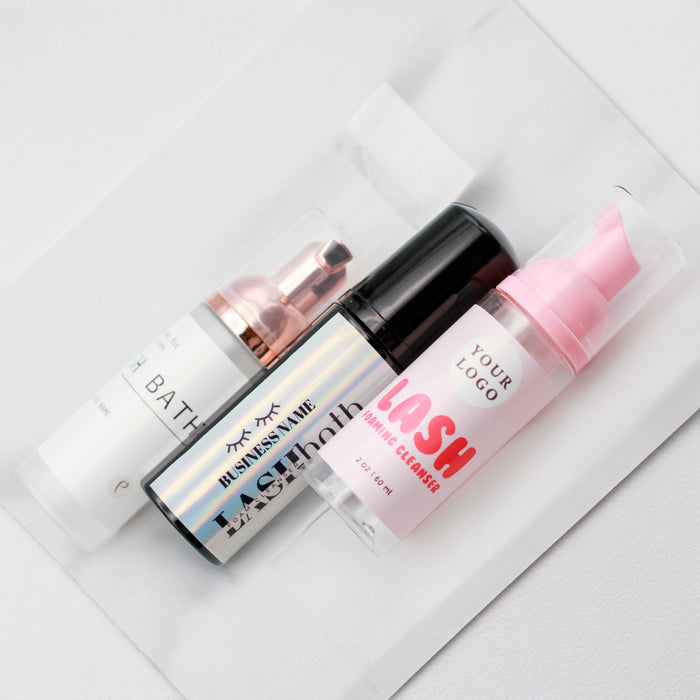 Foam Pump Bottles with Your Logo Wash Bottles Mega Lash Academy