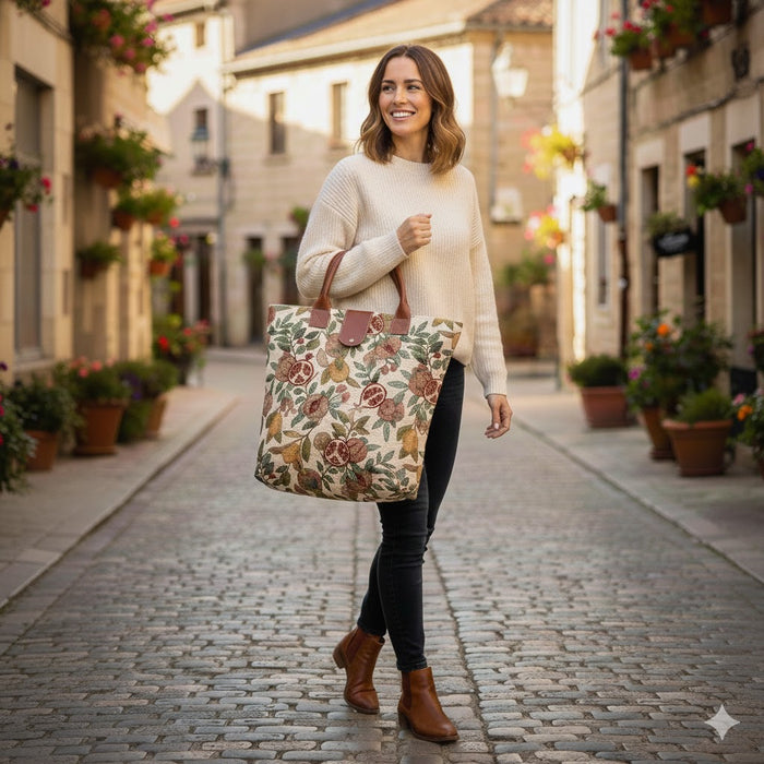 FOLD-POMEGRA| POMEGRANATE LEMON FOLDING BAG