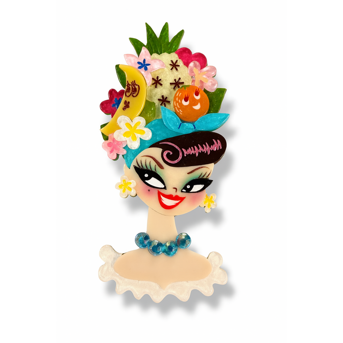 Forbidden Fruits Brooch by Miss Fluff x Lipstick & Chrome