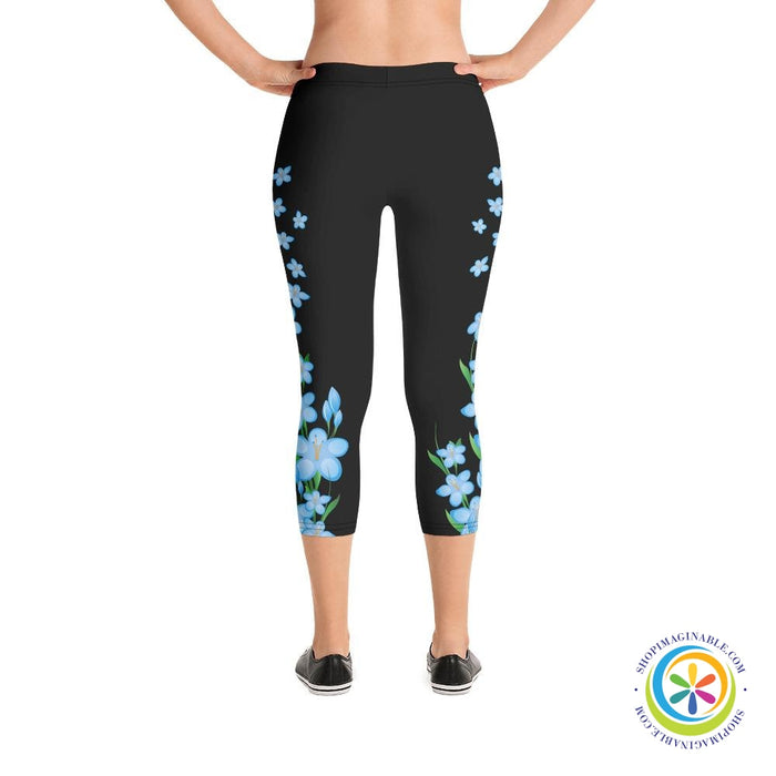 Forget Me Not Capri Leggings-ShopImaginable.com