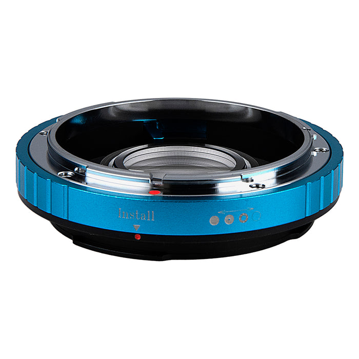 Fotodiox Pro Lens Mount Adapter - Canon FD & FL 35mm SLR lens to Canon EOS (EF, EF-S) Mount SLR Camera Body, with Built-In Aperture Control Dial