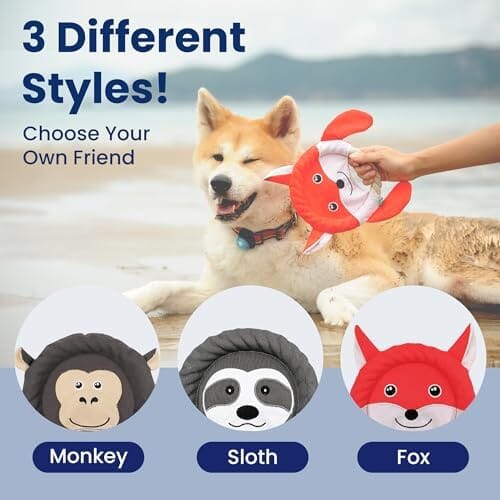 Fox Flying Disc Dog Toys Tug-of-War Toy Toys Pet Clever