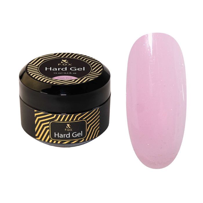 F.O.X Hard Gel Flash Pink, 15 ml builder gel F.O.X