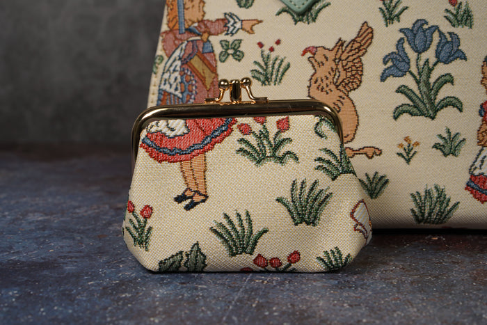 FRMP-ALICE | CHARLES VOYSEY ALICE IN WONDERLAND CHANGE CLASP PURSE WALLET