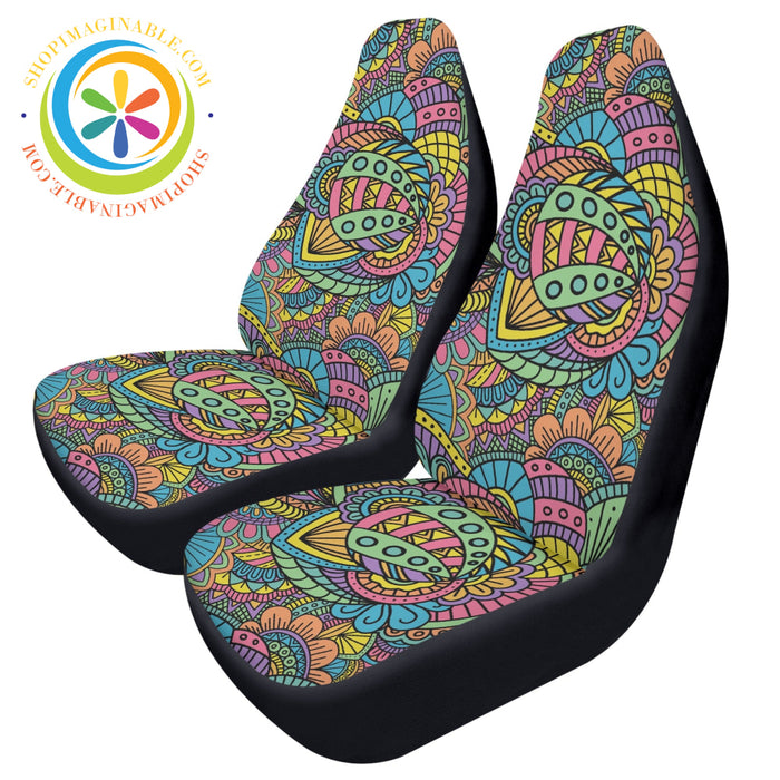 Funky Fun Doodles Car Seat Covers Cover