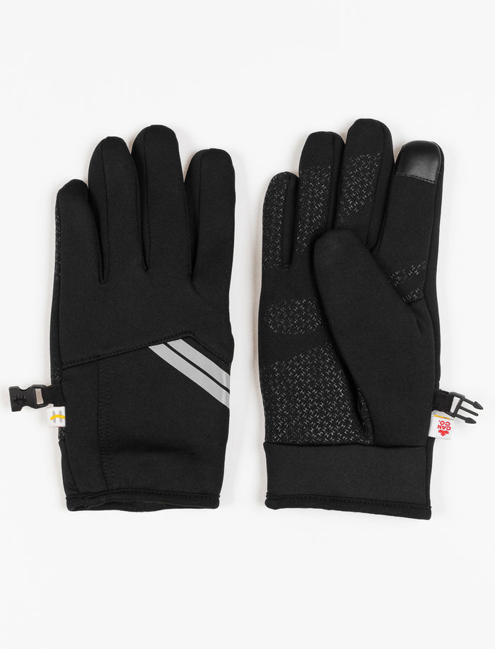 Gants extensibles à bandes réfléchissantes
