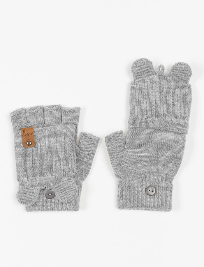 Gants-mitaines unis