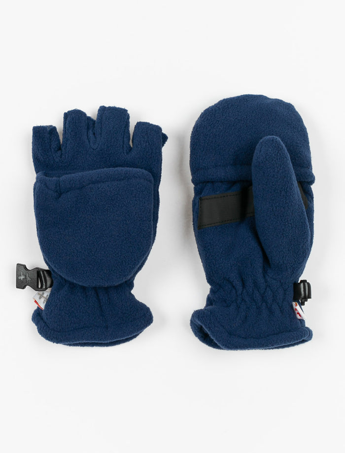 Gants-mitaines unis