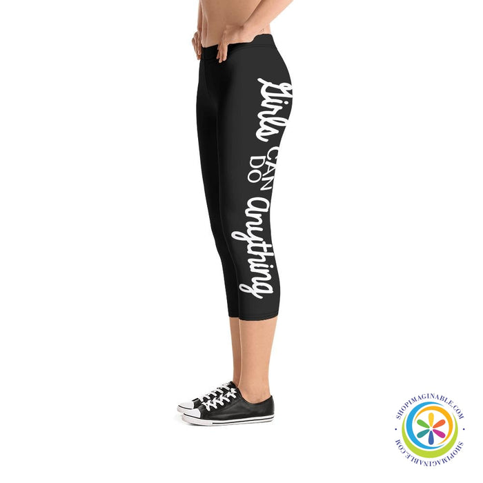 Girls Can Do Anything Capri Cropped Leggings-ShopImaginable.com